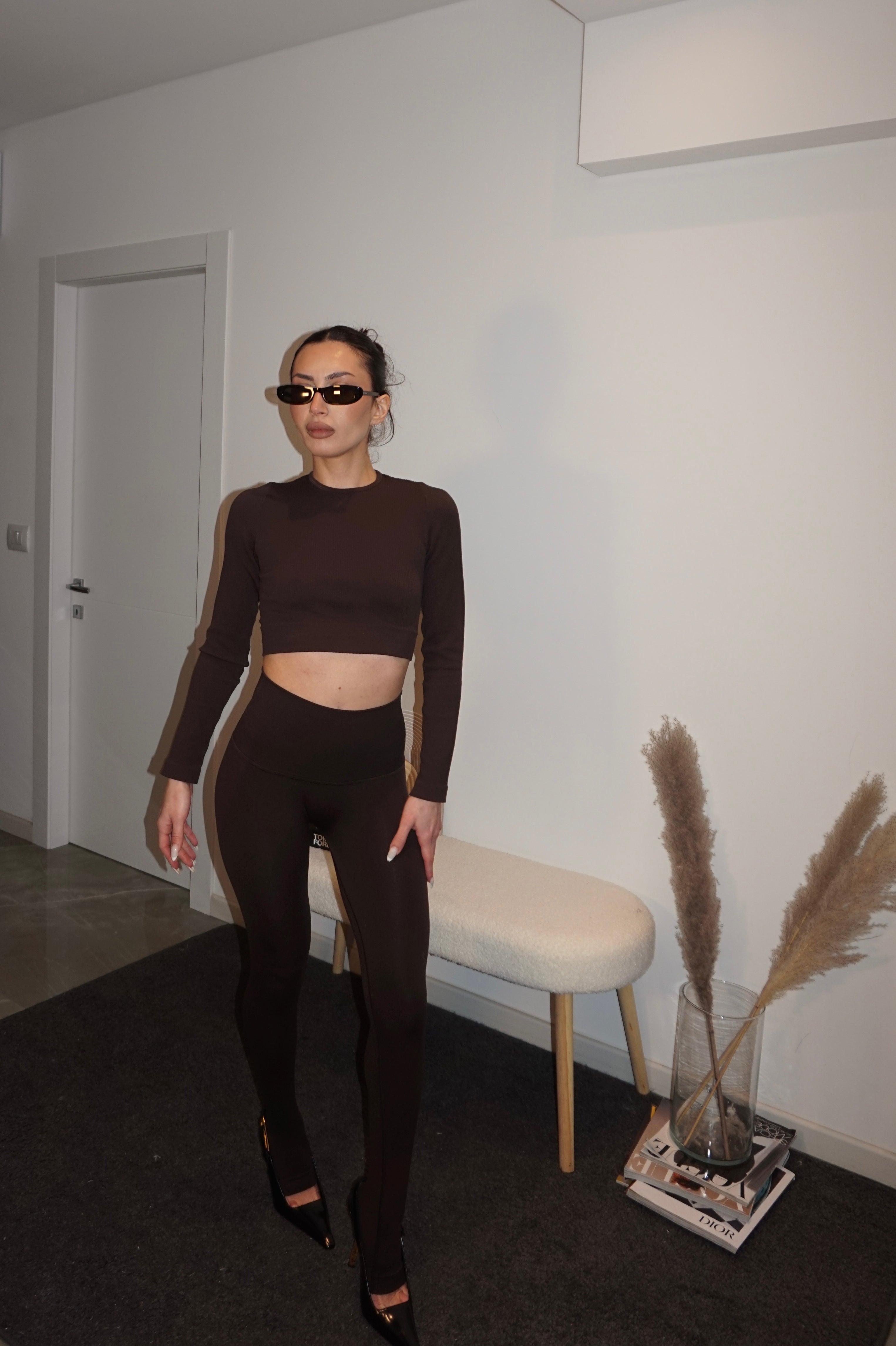 Leggings active chocolate