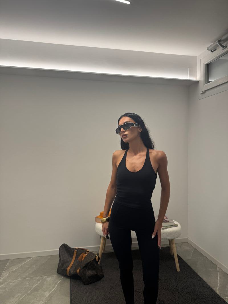 Leggings soft active scrunch black